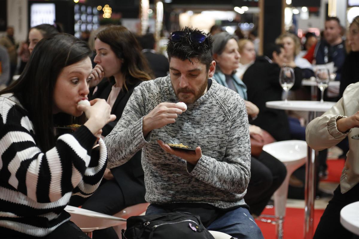 Los mochis elaborados con productos canarios triunfan en el 37 Salón Gourmets en Madrid