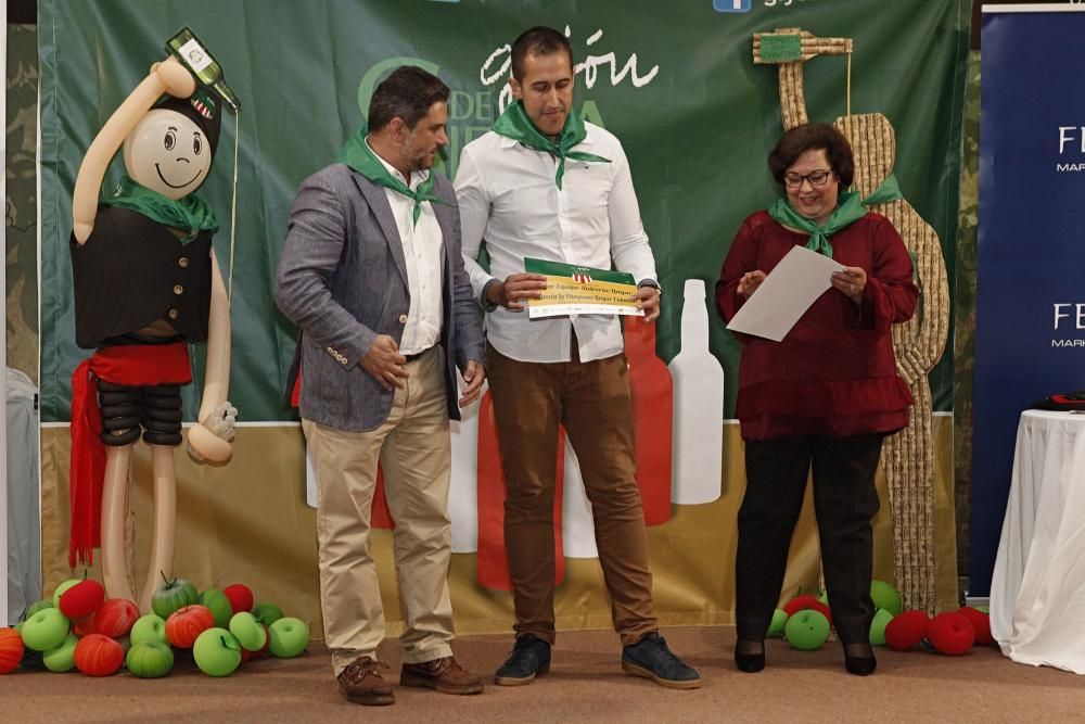 Gala de entrega de premios de "Gijón de sidra" en el Llagar de Castiello