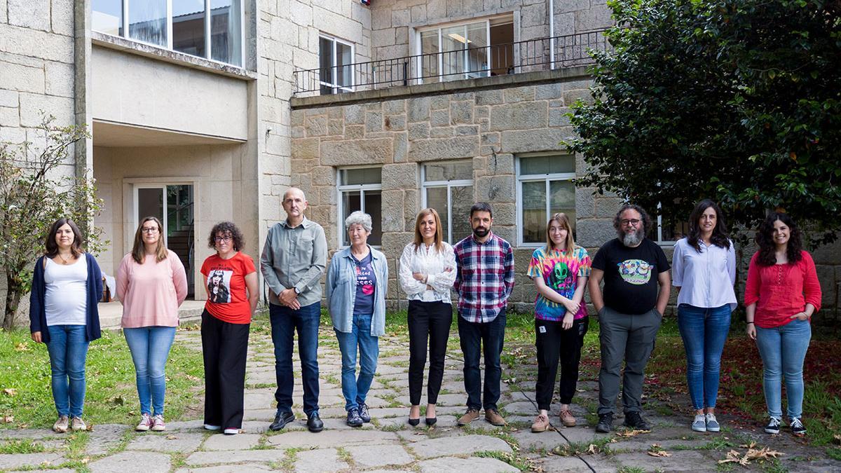 Investigadores y equipo de Misión Biológica de Galicia