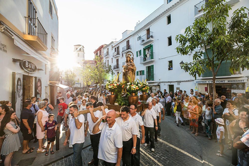 Procesión de la Virgen del Carmen en Ibiza