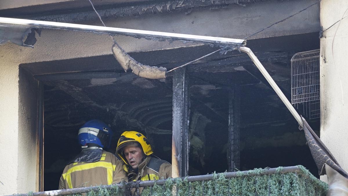 Incendi de gravetat en un pis de Salt