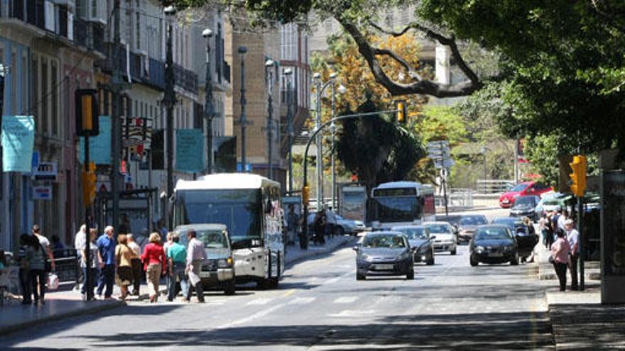 El túnel del metro discurrirá bajo el lateral norte de la Alameda Principal.