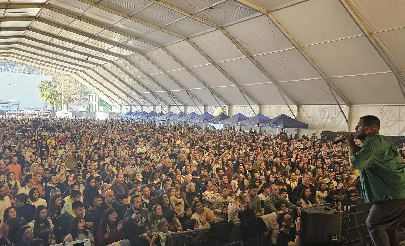 Actuación de La Fúmiga, el año pasado en el Festivern.