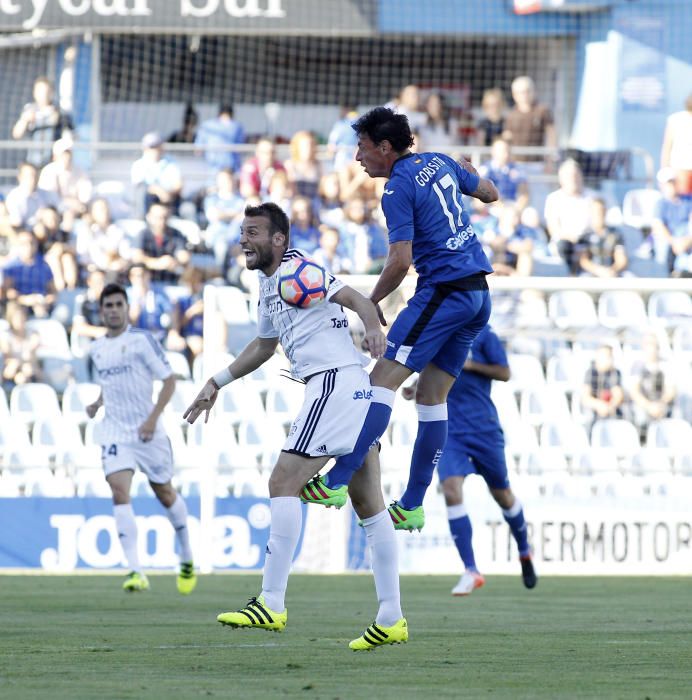 El partido entre el Getafe y el Real Oviedo, en imágenes