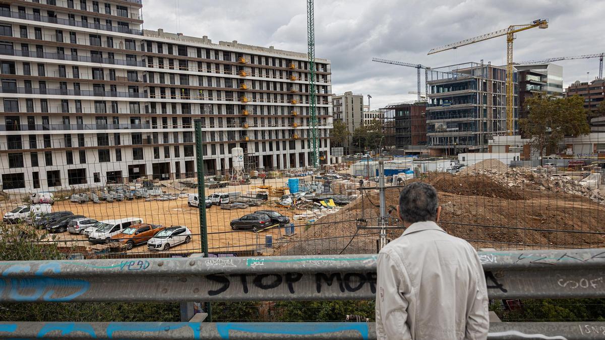 Construcción de vivienda de obra nueva en Barcelona.
