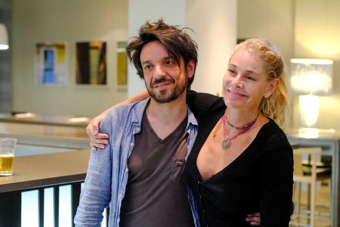 Belén Rueda, con el director de ''Mirage''