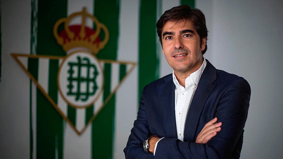 Ángel Haro, presidente del Betis.