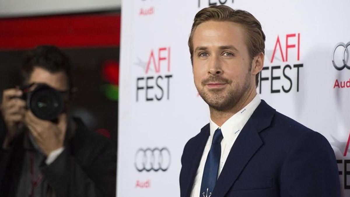 Ryan Gosling, en Los Ángeles, tras la presentación de 'The big short'.