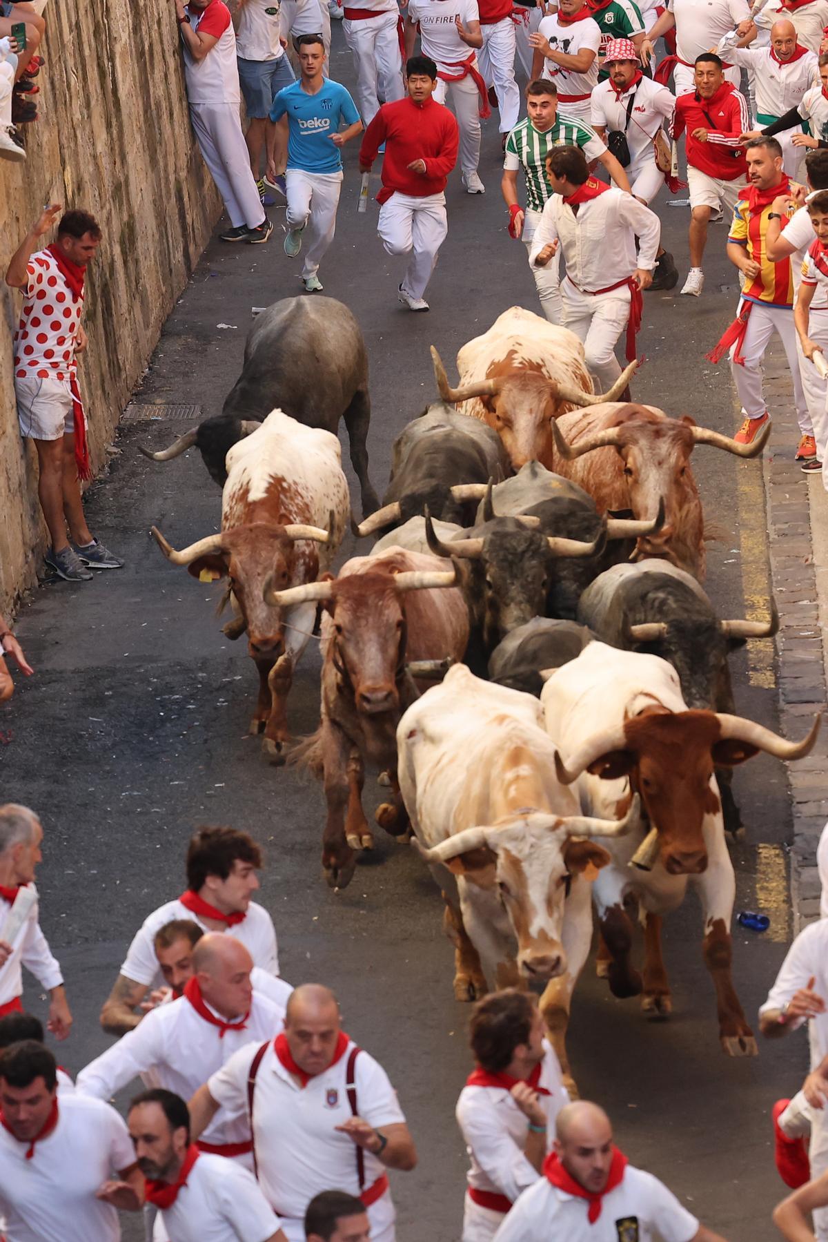 Segundo encierro de los Sanfermines 2023