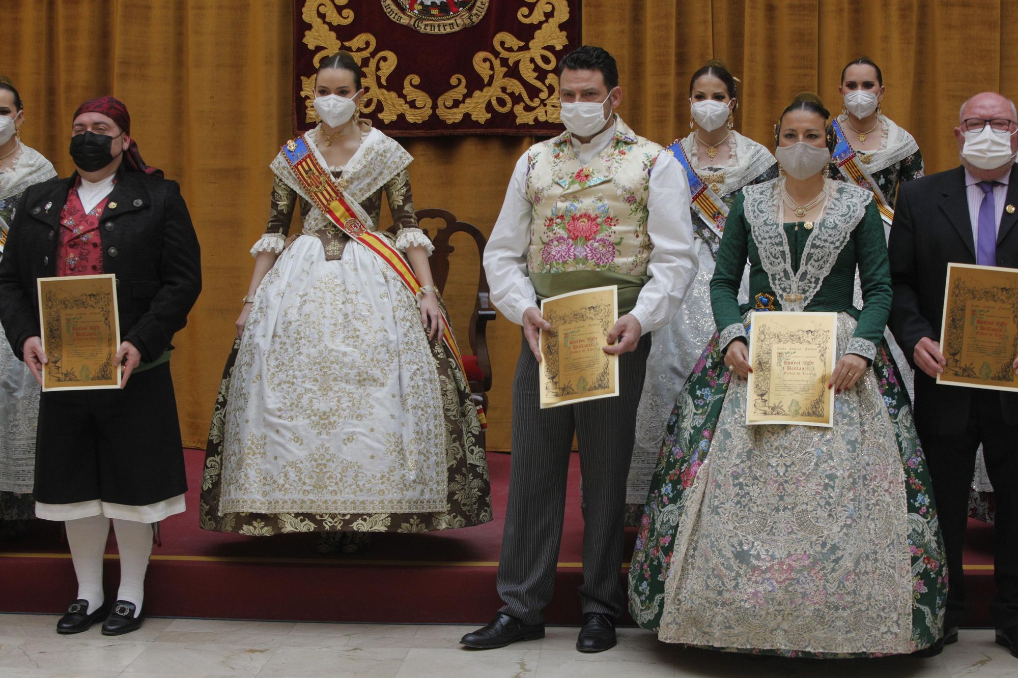 Tres tandas de "brillants" en las fallas de Malvarrosa-Cabanyal-Beteró