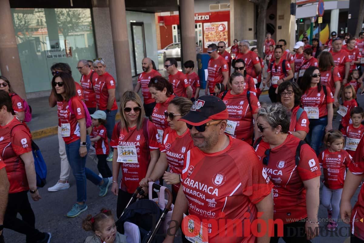 Marcha de la ONG Delwende en Caravaca