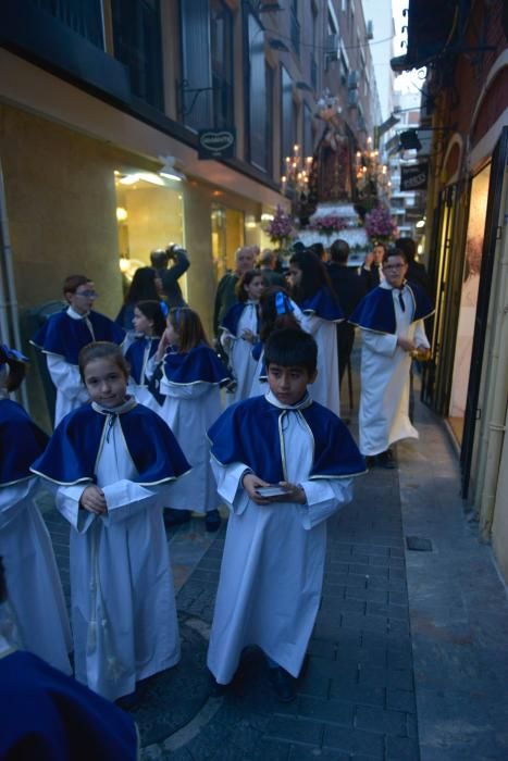 La procesión de la Virgen del Olvido marcha desde San Bartolomé