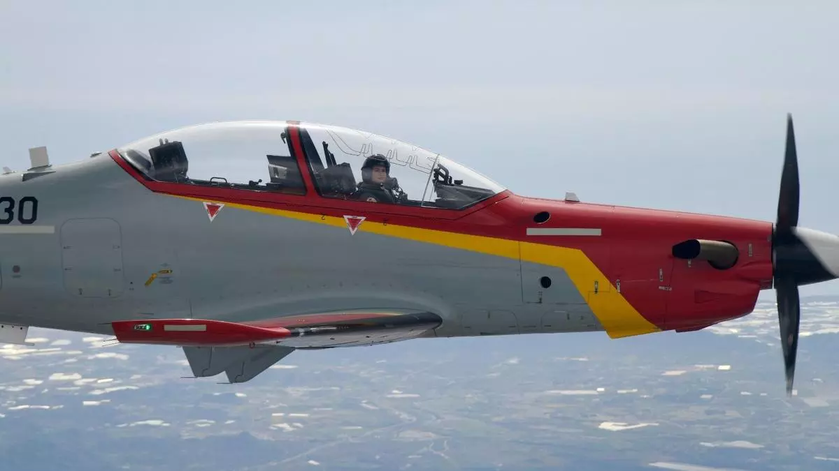 La princesa Leonor realiza su segundo vuelo en solitario en San Javier
