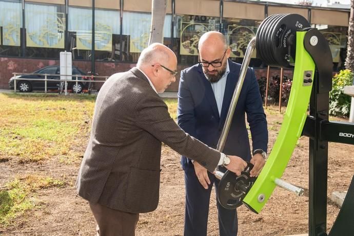 El Parque Romano estrena un gimnasio al aire libre