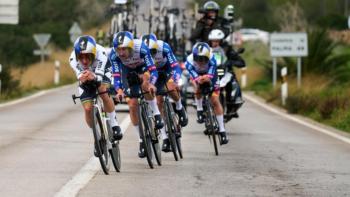 Remco Evenepoel, con el Red Bull - BORA en la Challenge Mallorca