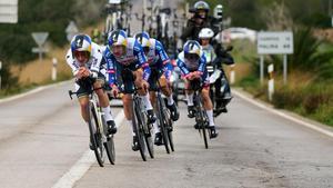 Remco Evenepoel, con el Red Bull - BORA en la Challenge Mallorca