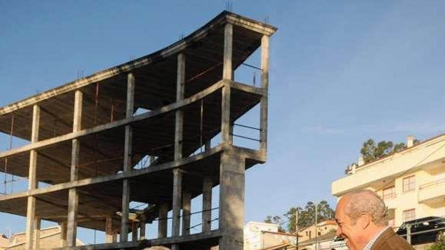 Estructura del edificio que será demolida.  // G. Santos