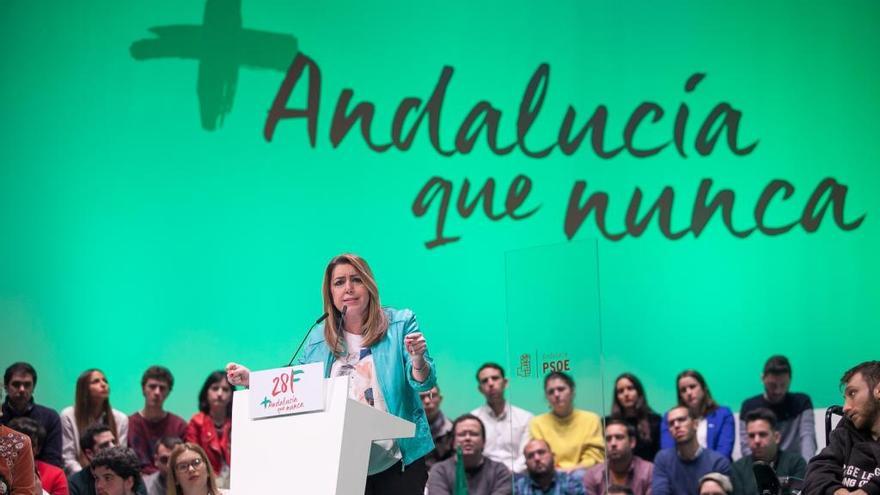 La presidenta de la Junta y secretaria general del PSOE-A, Susana Díaz