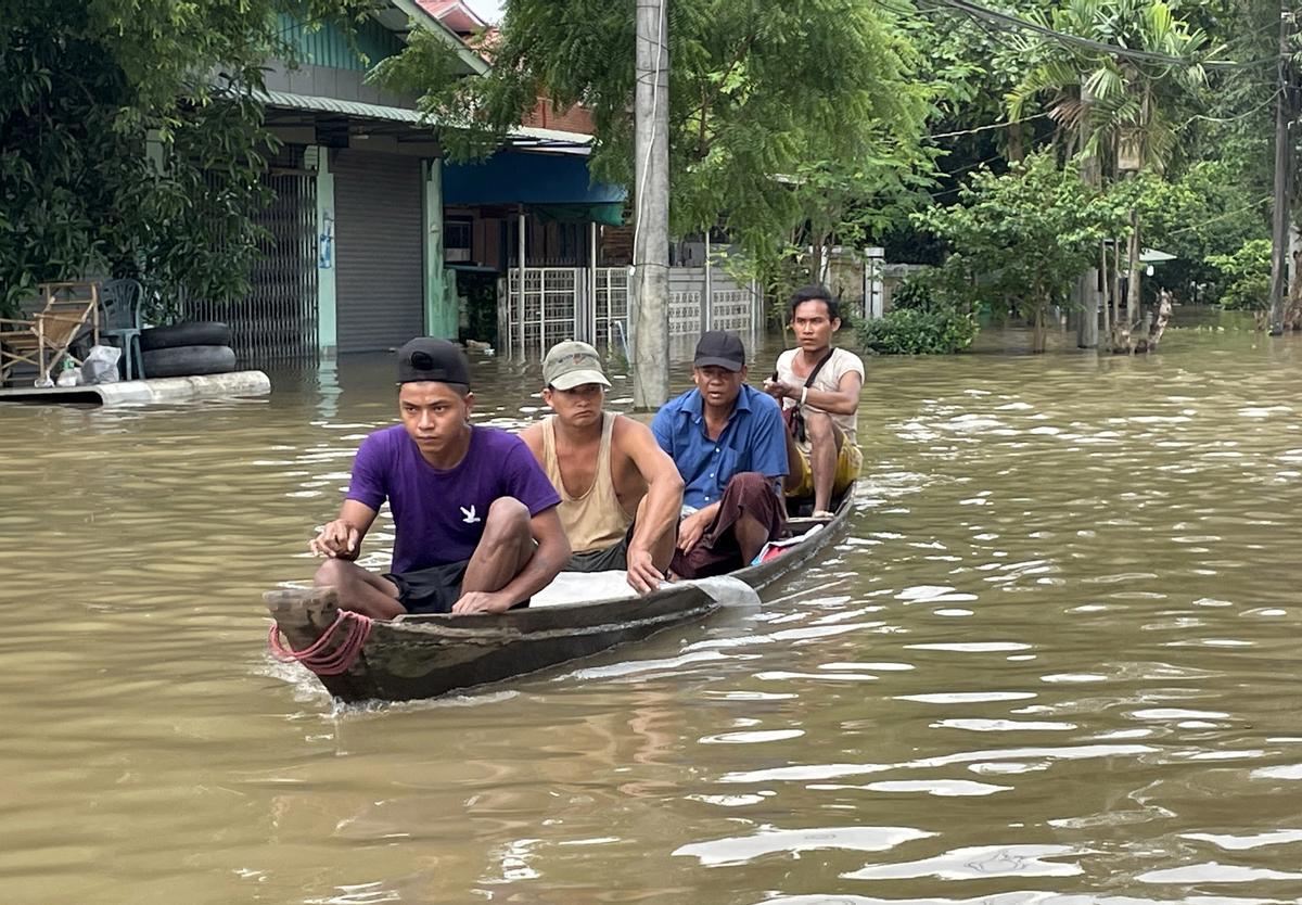 Miles de personas afectadas por inundaciones monzónicas en Myanmar