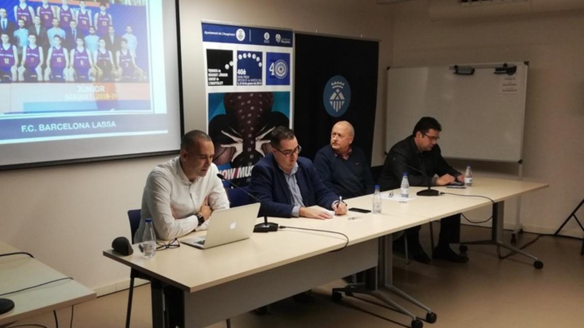 Presentación del 40º Torneo Júnior de L'Hospitalet este lunes en Can Riera