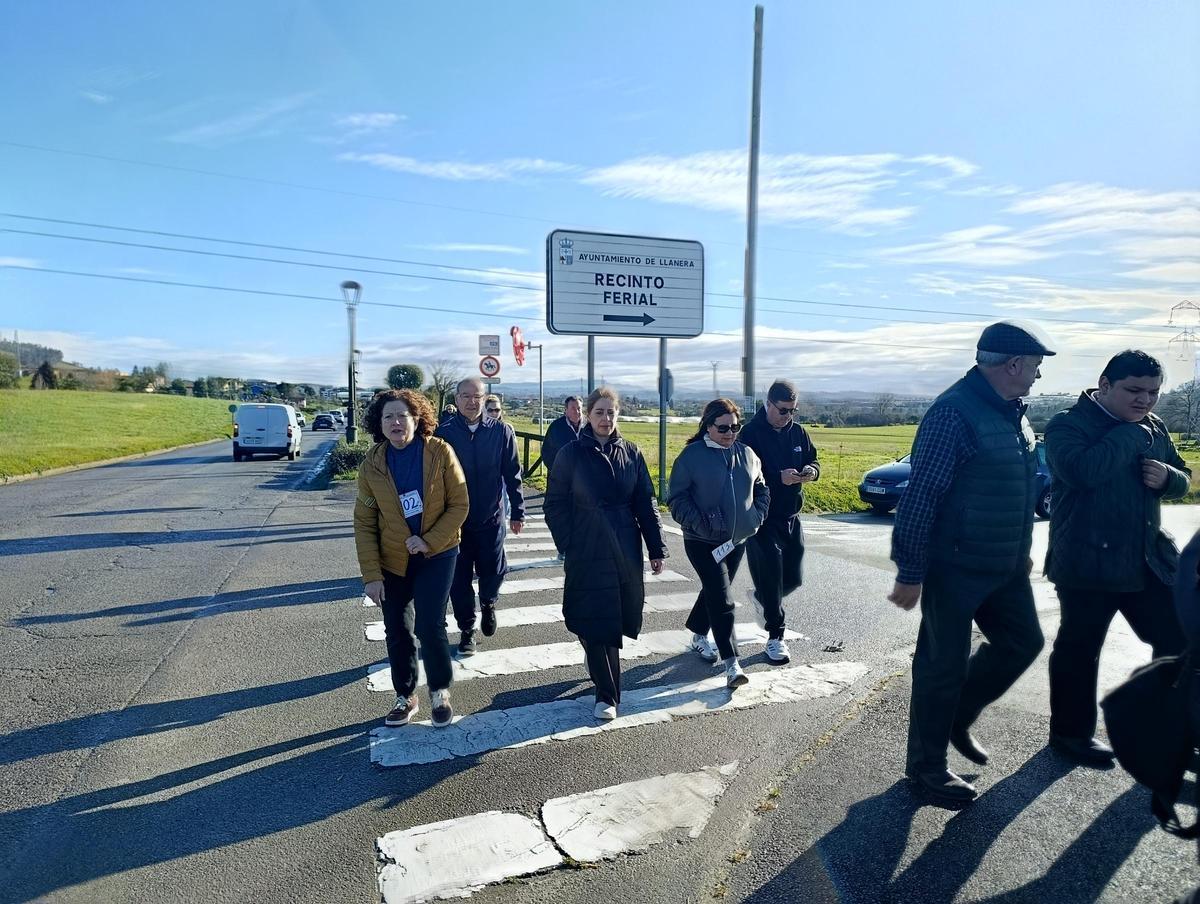 Posada de Llanera marcha a favor de Cáritas