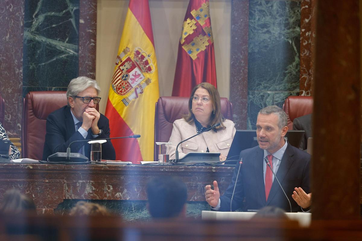 Joaquín Segado, durante su intervención.