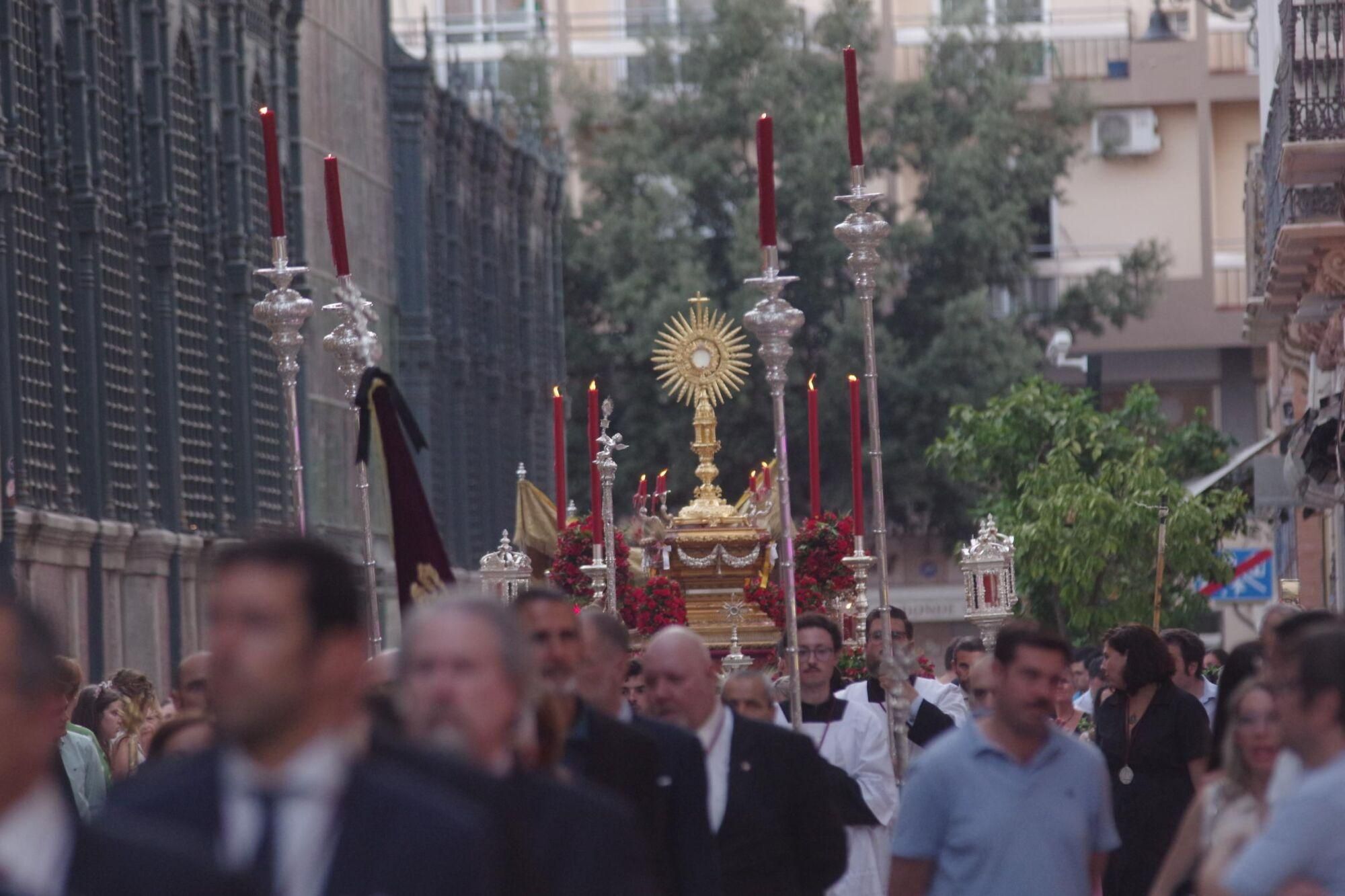 La archicofradía de los Dolores de la Parroquia de San Juan celebra, un año más, en la semana posterior a la Solemnidad del Corpus Christi, su Procesión de Minerva con Jesús Sacramentado