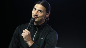 Zlatan Ibrahimovic, en un acto publicitario en París.