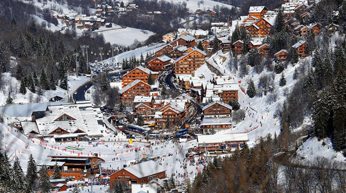 L’estació de Méribel, als Alps francesos, on Michael Schumacher va patir un accident diumenge quan esquiava fora de pista.