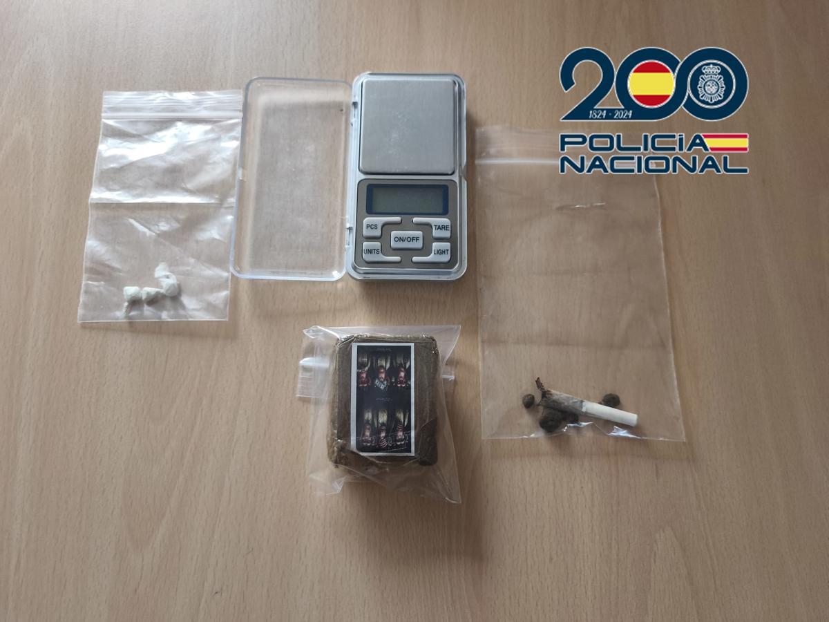 Sustancias aprehendidas.