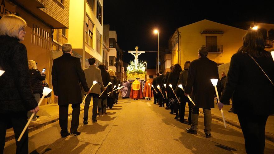 Las imágenes de la Procesión del Silencio del Jueves Santo en Vila-real