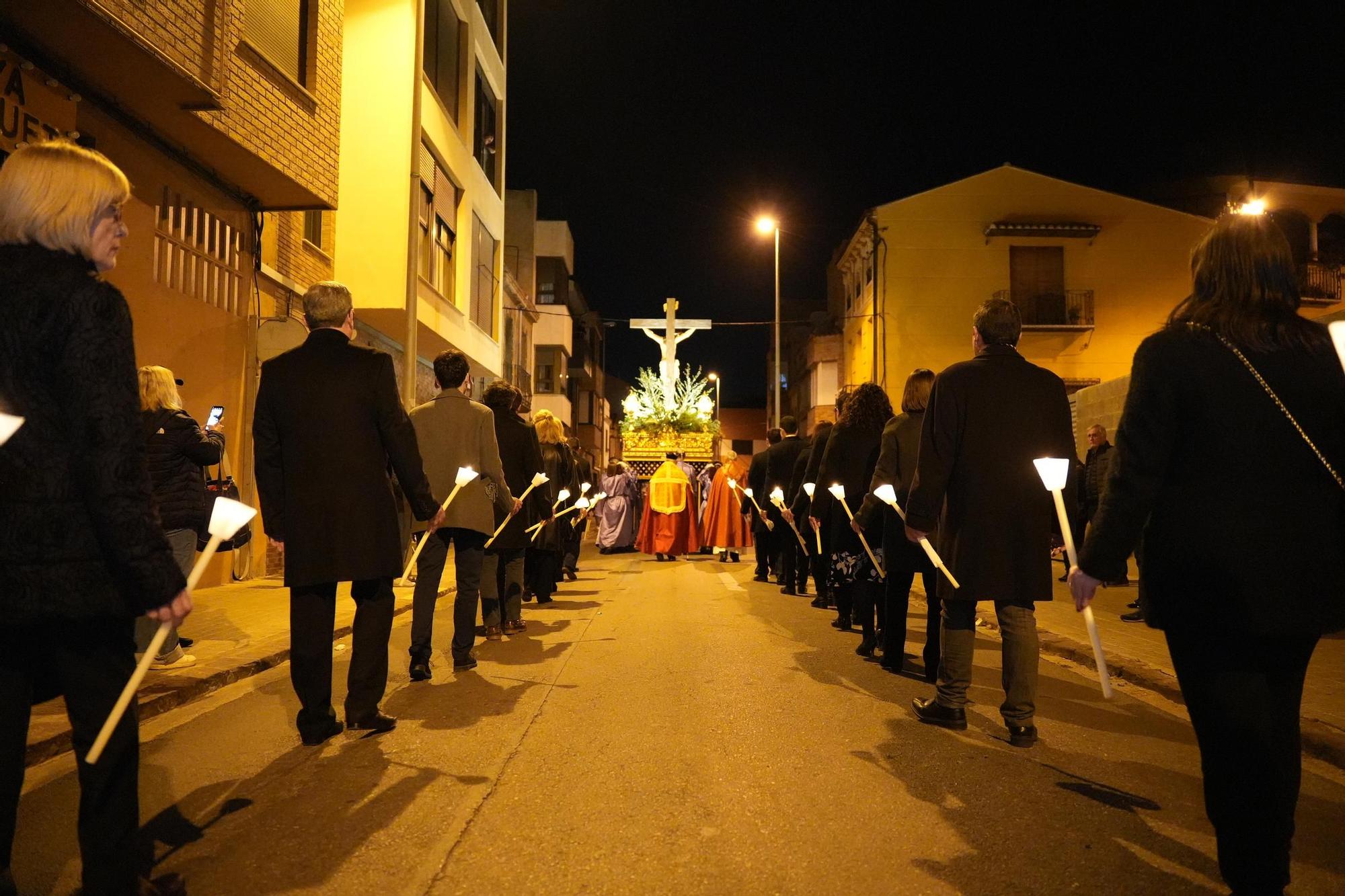 Las imágenes de la Procesión del Silencio del Jueves Santo en Vila-real