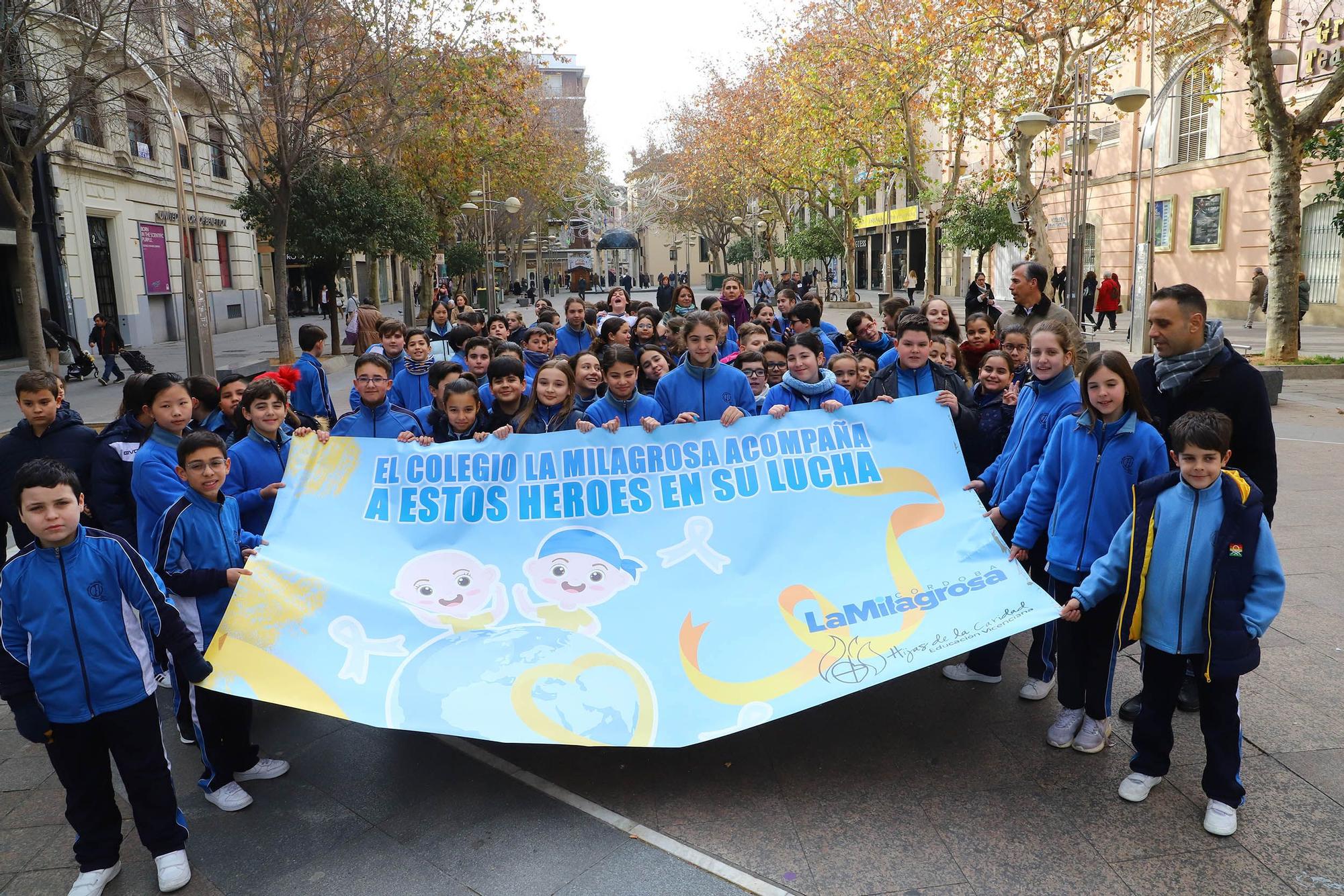 1.100 escolares marchan contra el cáncer