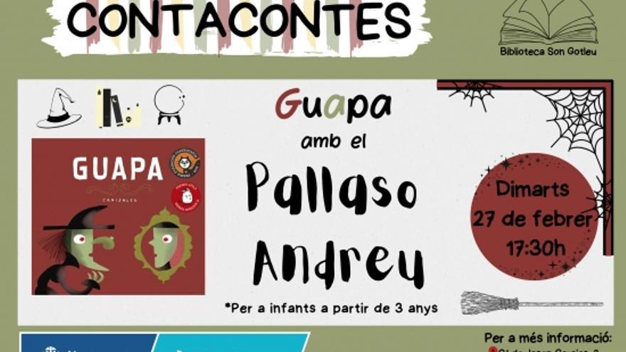 Contacontes: Guapa, amb el Pallasso Andreu