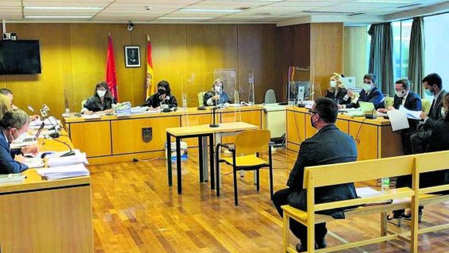 Imagen del juicio a Rodrigo de Santos en la Audiencia Provincial de Madrid.