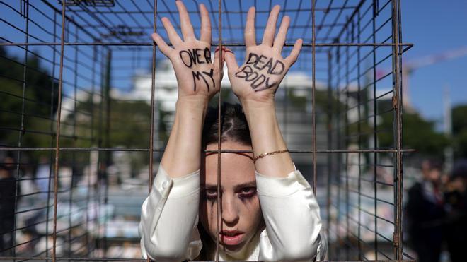 Protesta de mujeres en Tel Aviv para reclamar la liberación de los rehenes en Gaza