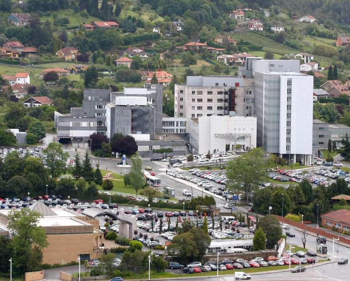 El complejo hospitalario de Cabueñes.