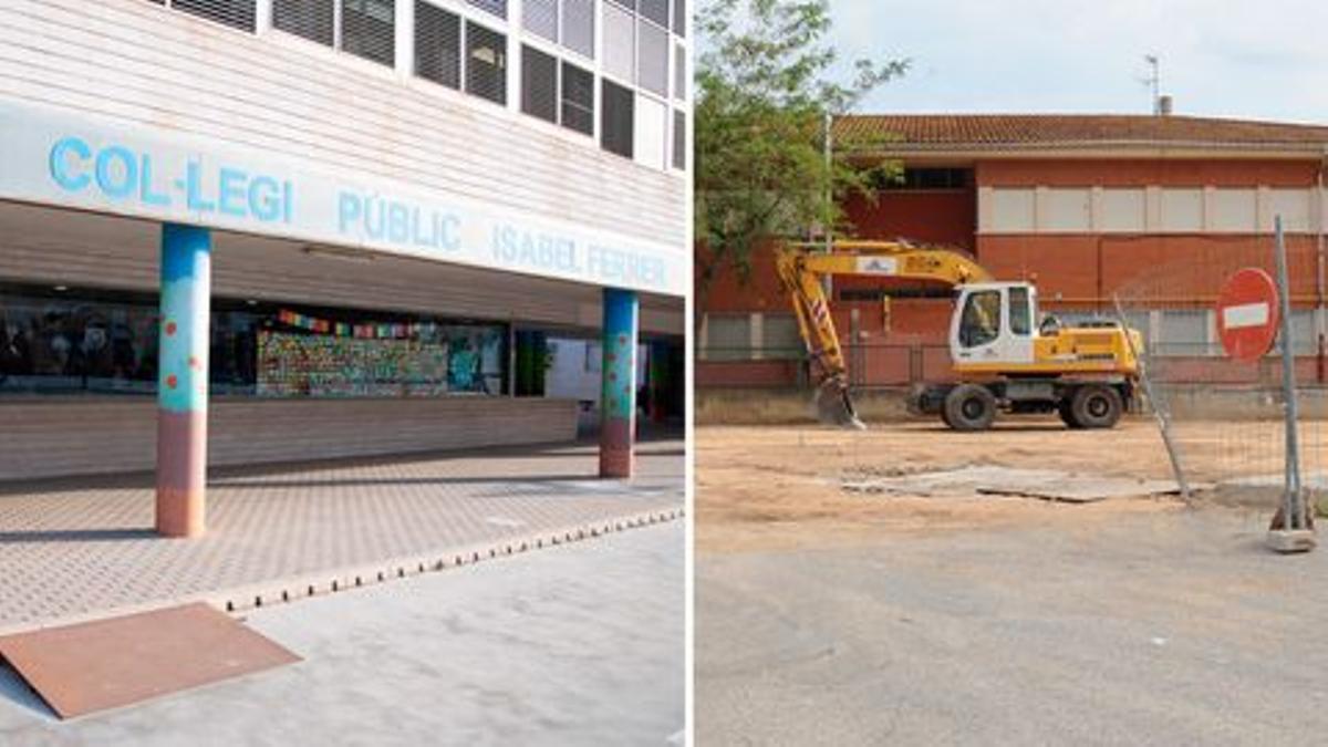 Colegio Isabel Ferrer y colegio Soler i Godes de Castelló en imagen de archivo.
