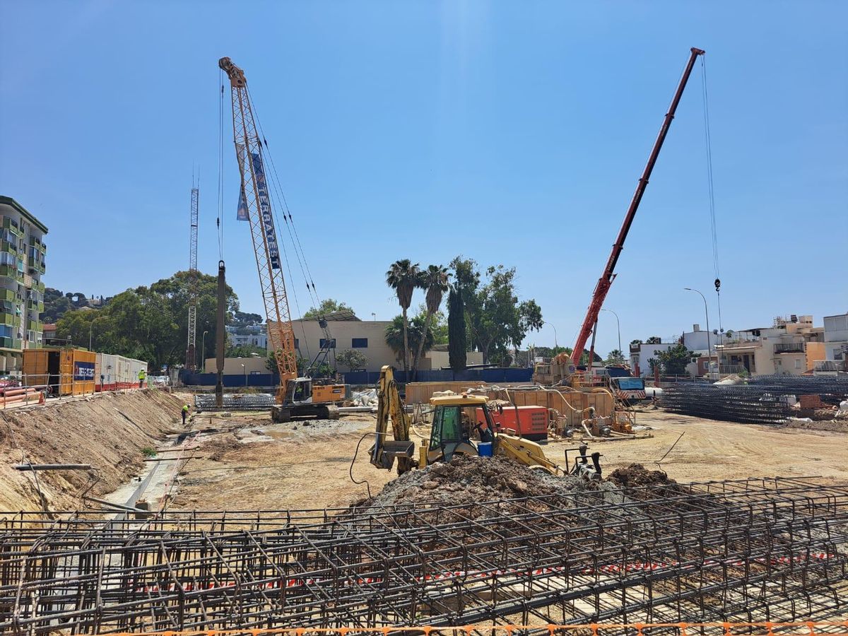 Estado de las obras del nuevo centro de salud de El Palo