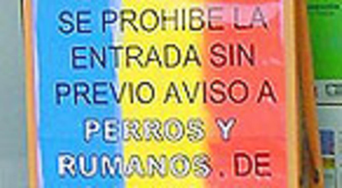 Fragment del cartell racista d’Alcúdia. Fragment del cartell racista d’Alcúdia.