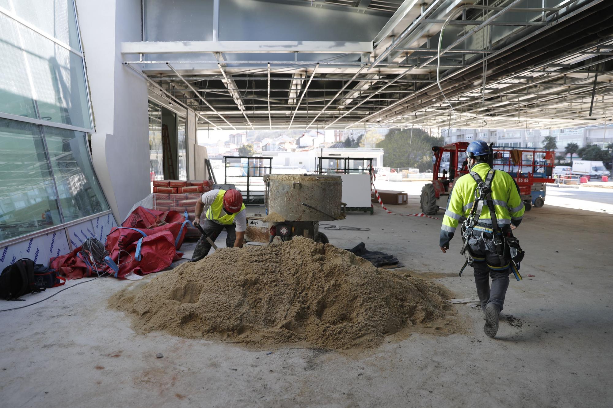 Las entrañas del Centro Vialia Vigo en imágenes