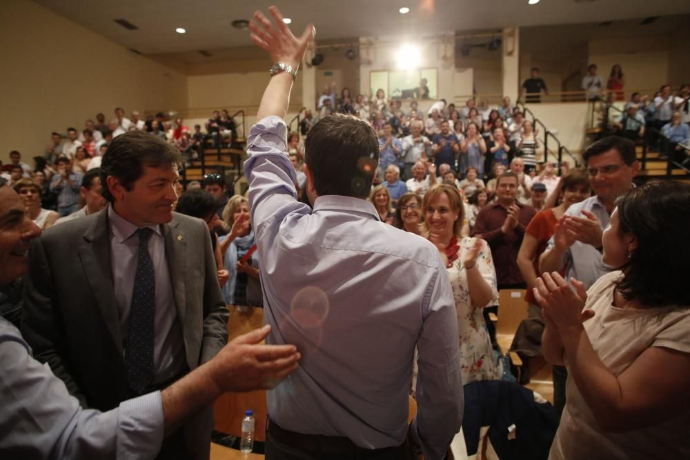 Mítin de Patxi López en Avilés