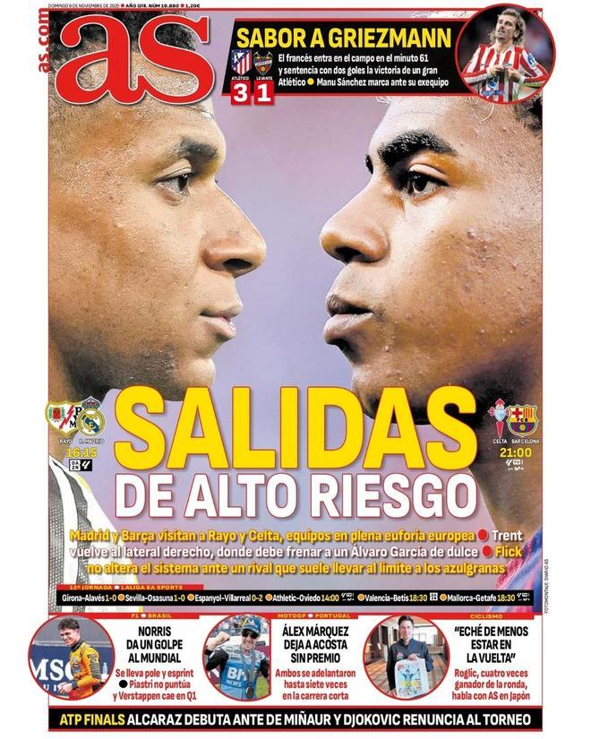 Las portadas de la prensa deportiva de hoy