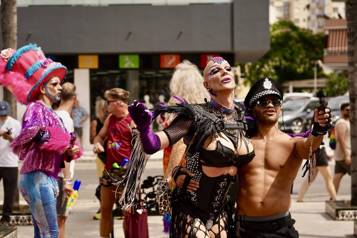 Celebración de la Pride, marcha del Orgullo en Torremolinos