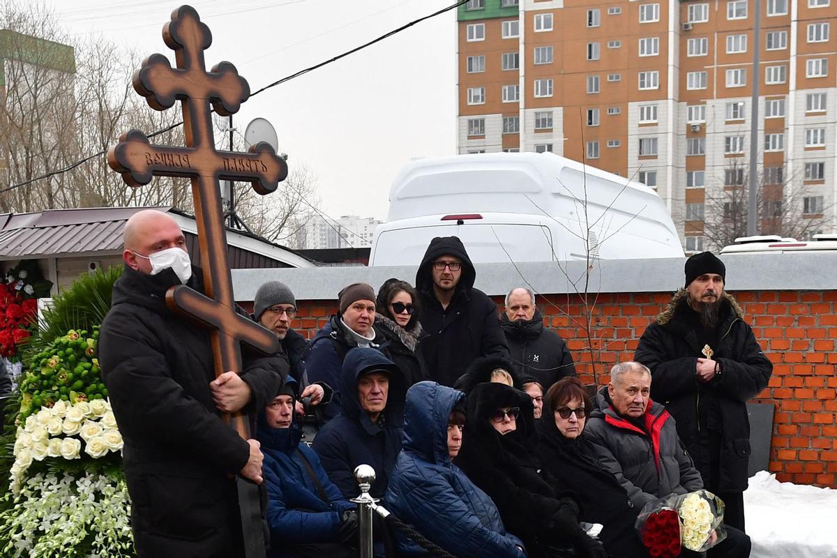 Funeral y ceremonia de despedida del político opositor ruso Alexei Navalny en Moscú