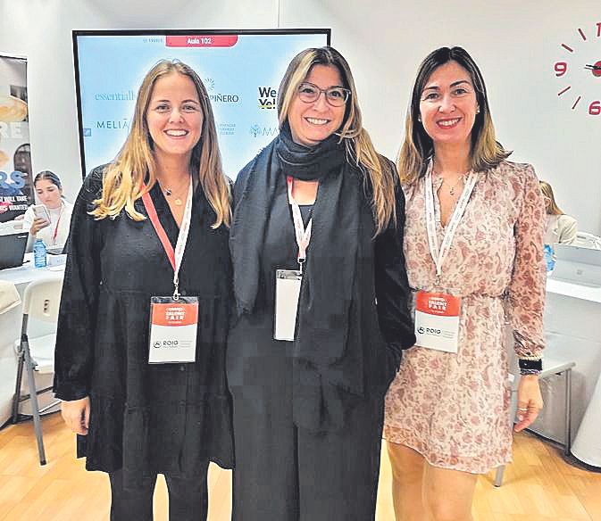 Àngels Roig, Maria Renart y Alexia Alcañiz.