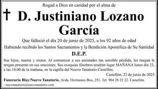 D. Justiniano Lozano García