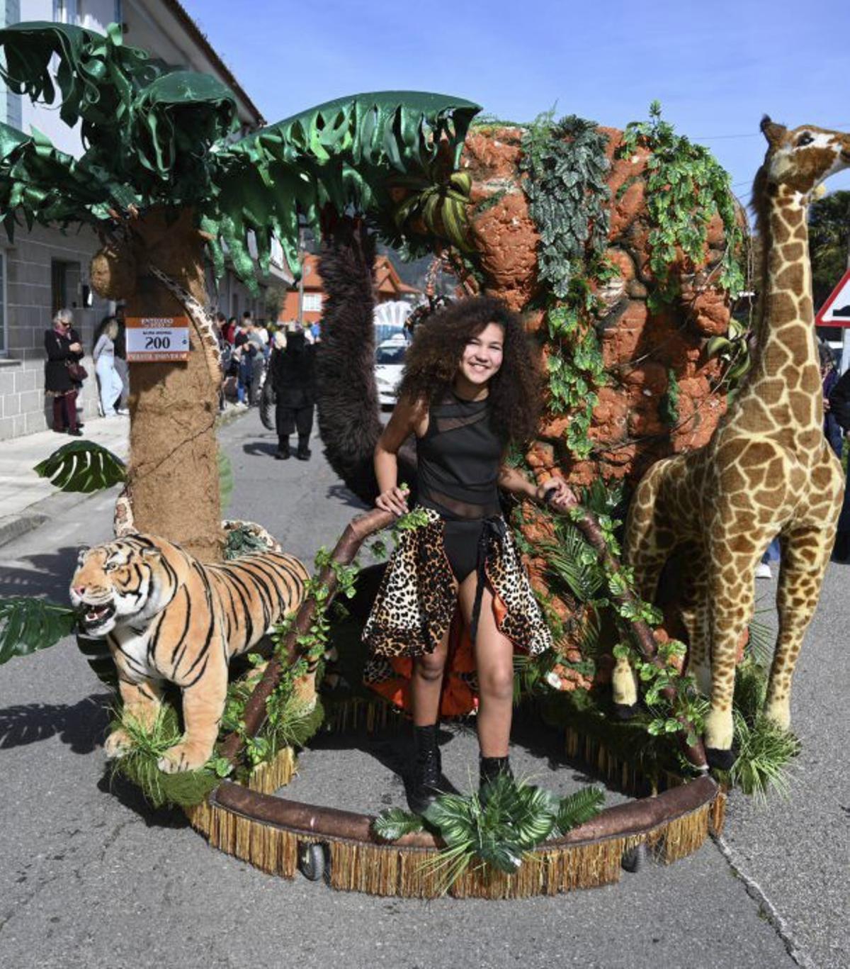 Desfile histórico en Campelo