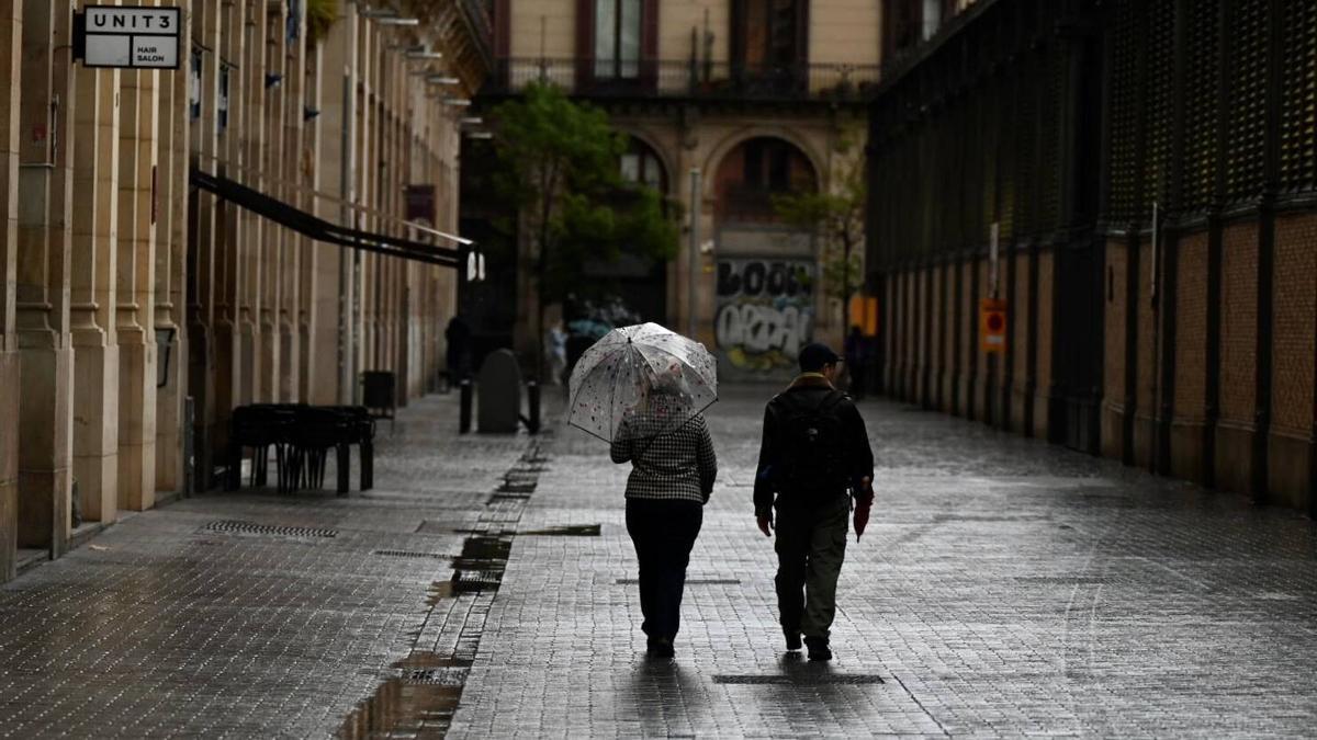Intensa granizada impacta en Barcelona