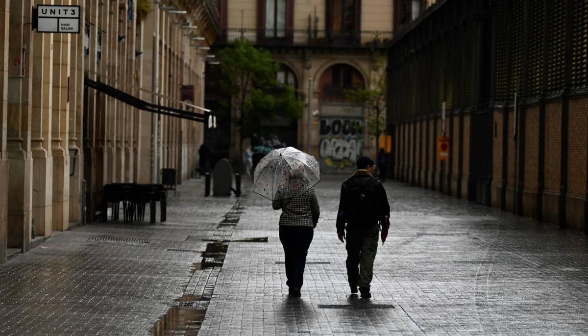 Intensa granizada impacta en Barcelona